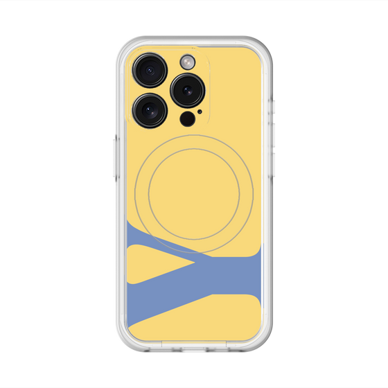 スリムプロテクションプレミアムケース with MagSafe［ オリジナル - initial color - Y yellow ］