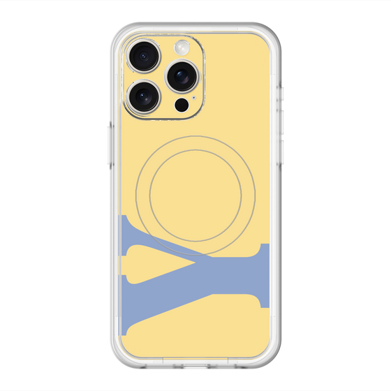 スリムプロテクションプレミアムケース with MagSafe［ オリジナル - initial color - Y yellow ］