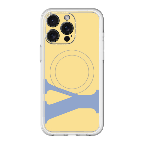 スリムプロテクションプレミアムケース with MagSafe［ オリジナル - initial color - Y yellow ］