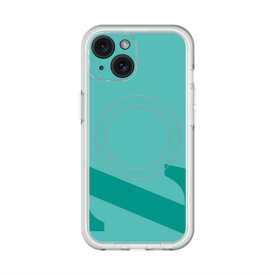 スリムプロテクションプレミアムケース with MagSafe［ オリジナル - initial color - Z light green ］