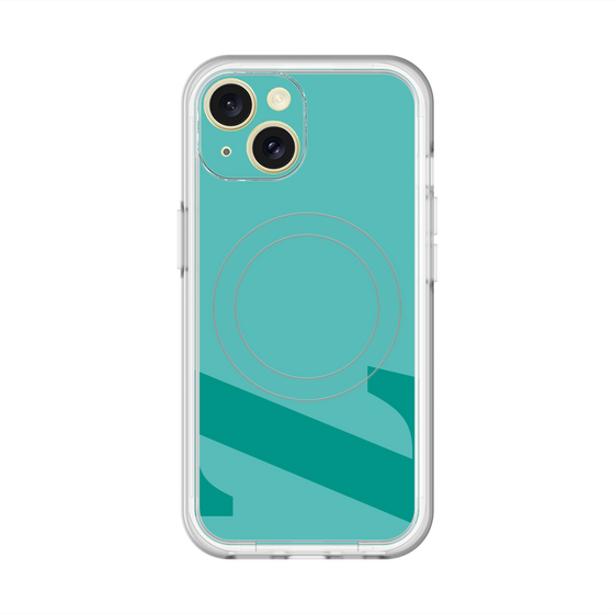 スリムプロテクションプレミアムケース with MagSafe［ オリジナル - initial color - Z light green ］