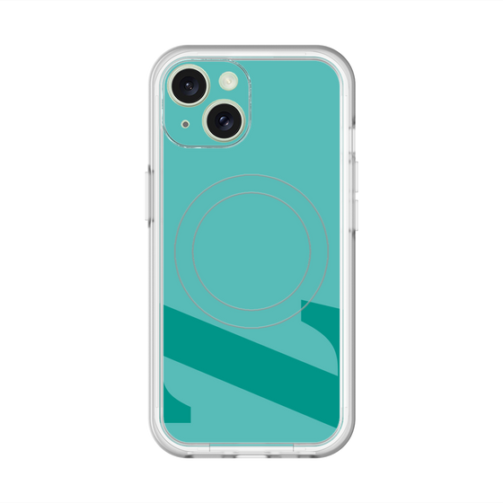 スリムプロテクションプレミアムケース with MagSafe［ オリジナル - initial color - Z light green ］