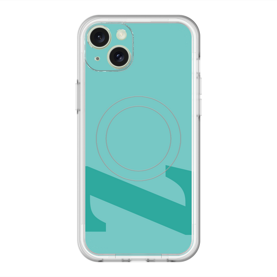 スリムプロテクションプレミアムケース with MagSafe［ オリジナル - initial color - Z light green ］