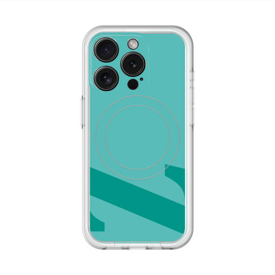 スリムプロテクションプレミアムケース with MagSafe［ オリジナル - initial color - Z light green ］