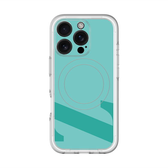スリムプロテクションプレミアムケース with MagSafe［ オリジナル - initial color - Z light green ］