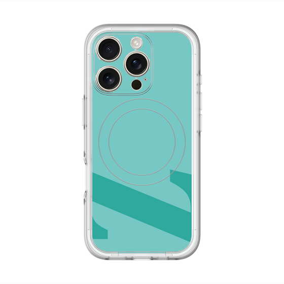 スリムプロテクションプレミアムケース with MagSafe［ オリジナル - initial color - Z light green ］