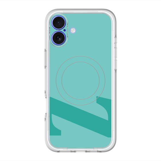 スリムプロテクションプレミアムケース with MagSafe［ オリジナル - initial color - Z light green ］