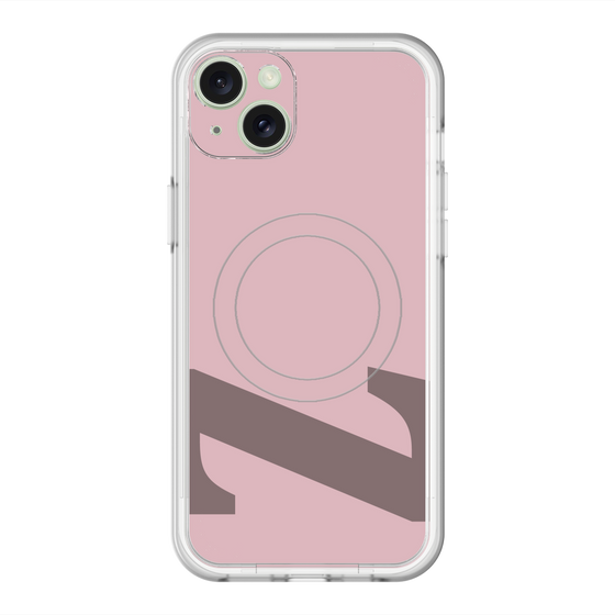 スリムプロテクションプレミアムケース with MagSafe［ オリジナル - initial color - Z dusty pink ］