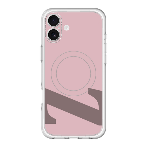 スリムプロテクションプレミアムケース with MagSafe［ オリジナル - initial color - Z dusty pink ］