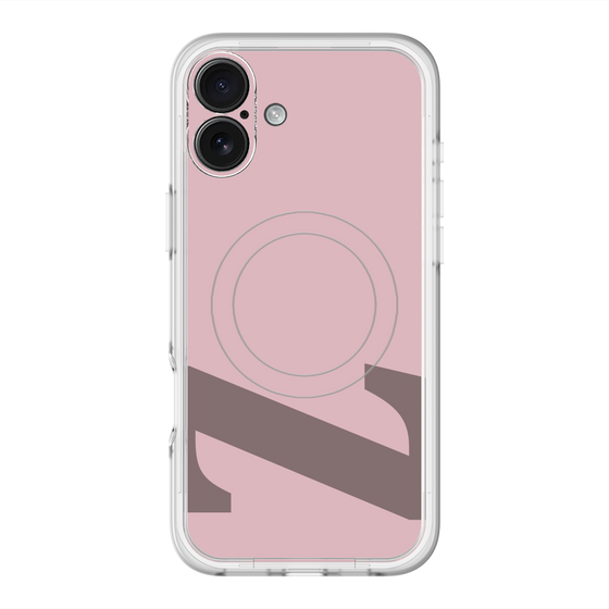 スリムプロテクションプレミアムケース with MagSafe［ オリジナル - initial color - Z dusty pink ］