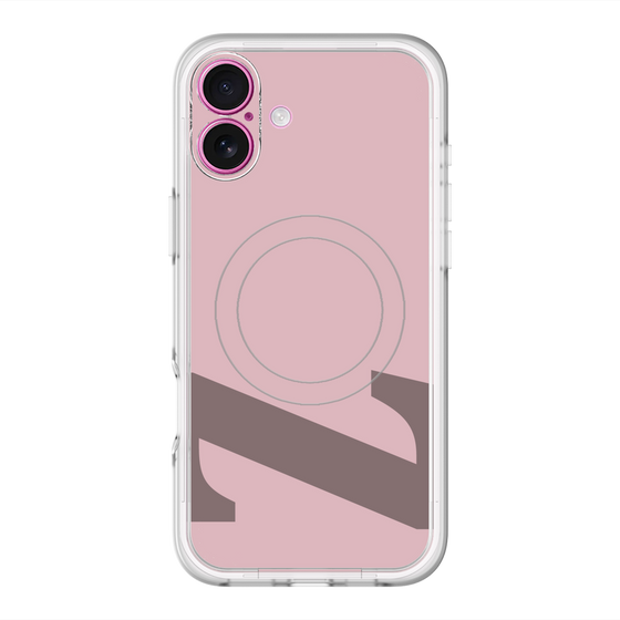 スリムプロテクションプレミアムケース with MagSafe［ オリジナル - initial color - Z dusty pink ］