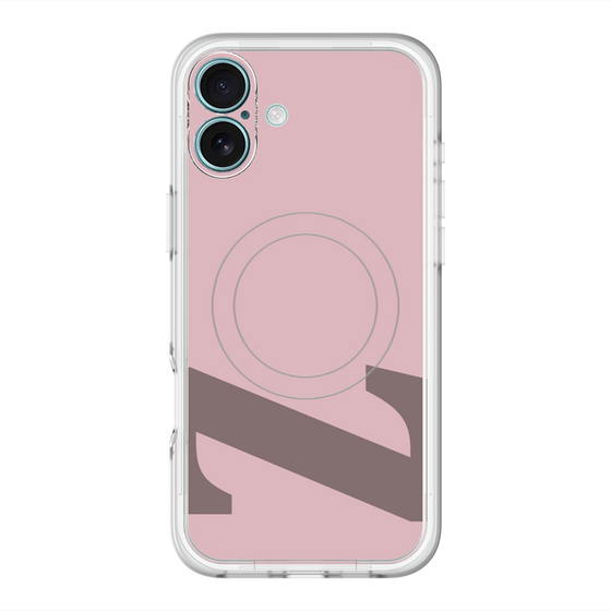 スリムプロテクションプレミアムケース with MagSafe［ オリジナル - initial color - Z dusty pink ］