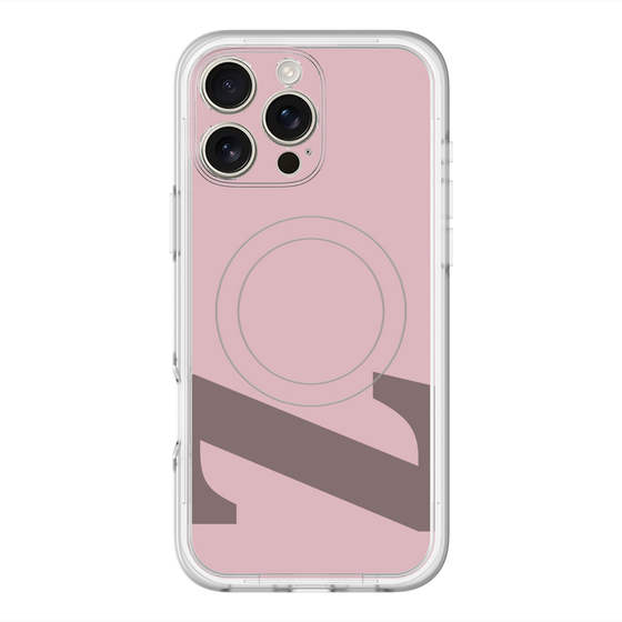 スリムプロテクションプレミアムケース with MagSafe［ オリジナル - initial color - Z dusty pink ］
