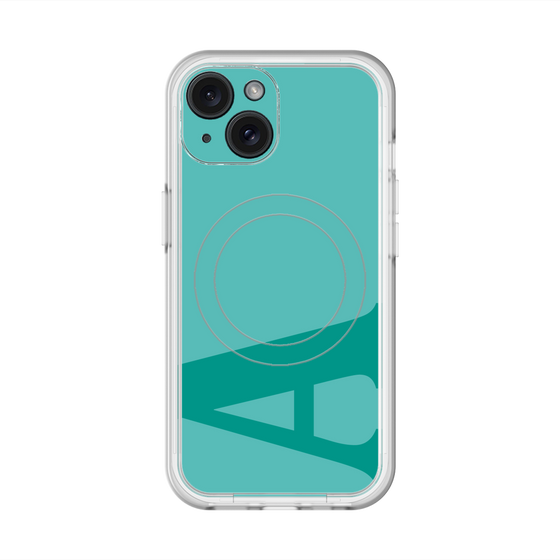 スリムプロテクションプレミアムケース with MagSafe［ オリジナル - initial color - A light green ］