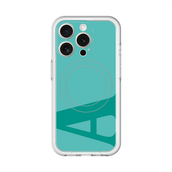 スリムプロテクションプレミアムケース with MagSafe［ オリジナル - initial color - A light green ］