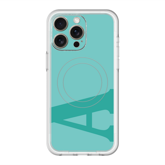 スリムプロテクションプレミアムケース with MagSafe［ オリジナル - initial color - A light green ］
