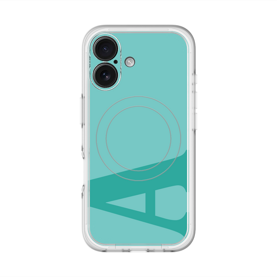 スリムプロテクションプレミアムケース with MagSafe［ オリジナル - initial color - A light green ］