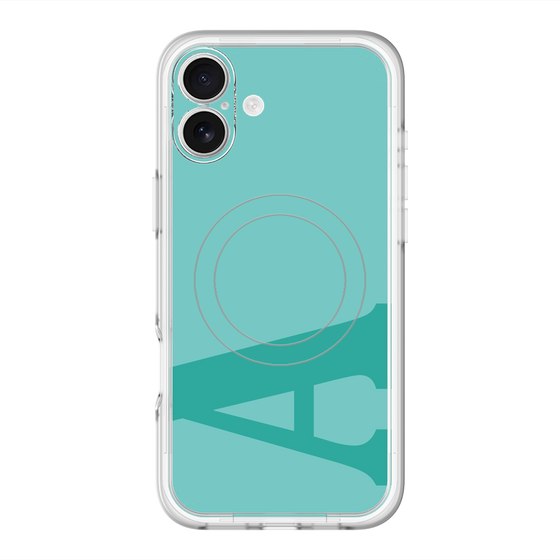 スリムプロテクションプレミアムケース with MagSafe［ オリジナル - initial color - A light green ］