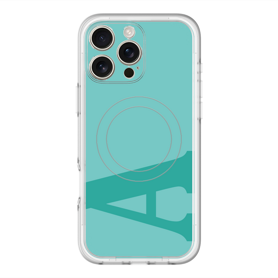 スリムプロテクションプレミアムケース with MagSafe［ オリジナル - initial color - A light green ］