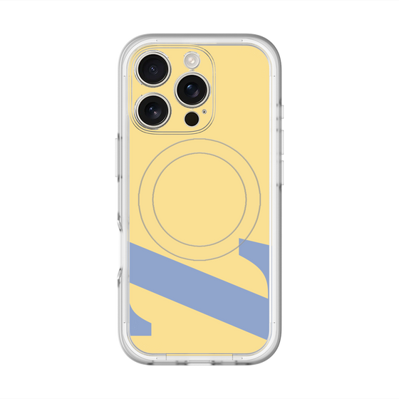 スリムプロテクションプレミアムケース with MagSafe［ オリジナル - initial color - Z yellow ］
