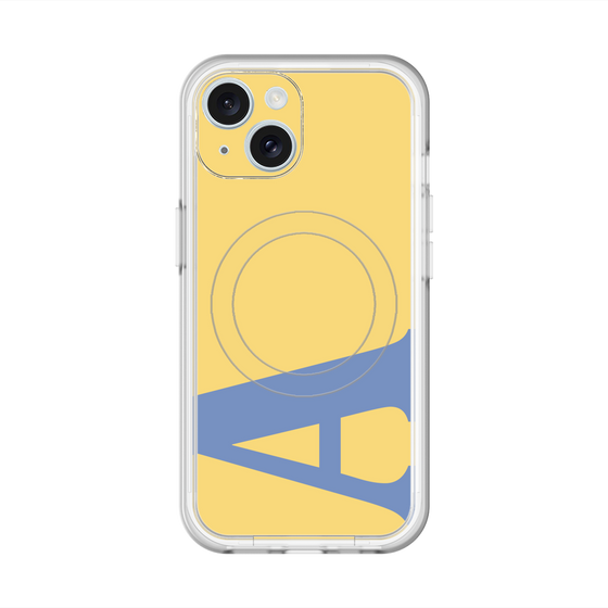 スリムプロテクションプレミアムケース with MagSafe［ オリジナル - initial color - A yellow ］