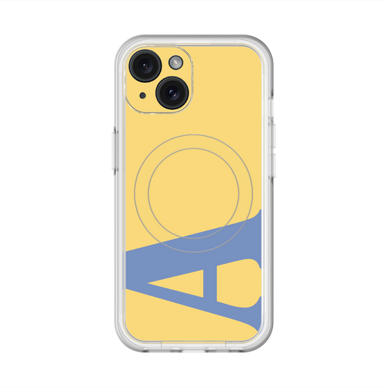 スリムプロテクションプレミアムケース with MagSafe［ オリジナル - initial color - A yellow ］