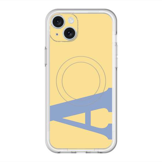 スリムプロテクションプレミアムケース with MagSafe［ オリジナル - initial color - A yellow ］