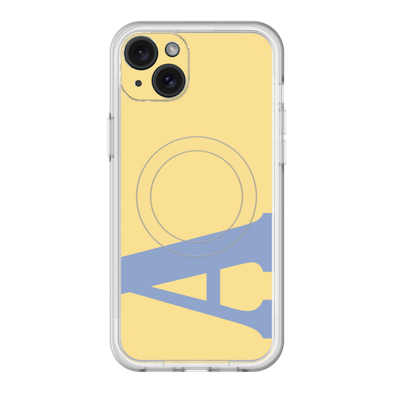 スリムプロテクションプレミアムケース with MagSafe［ オリジナル - initial color - A yellow ］