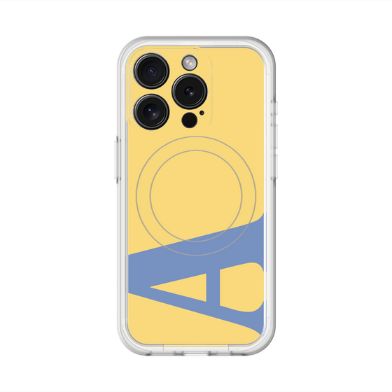スリムプロテクションプレミアムケース with MagSafe［ オリジナル - initial color - A yellow ］