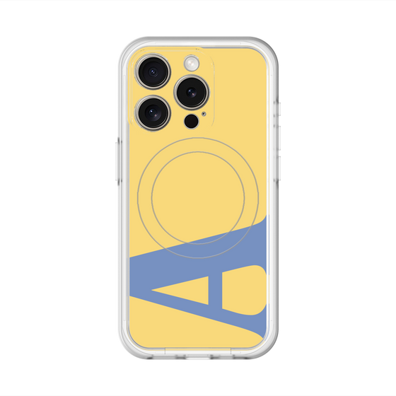 スリムプロテクションプレミアムケース with MagSafe［ オリジナル - initial color - A yellow ］