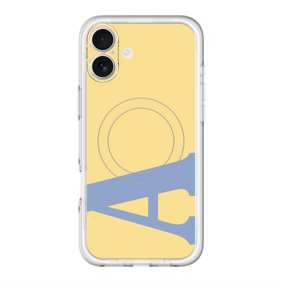 スリムプロテクションプレミアムケース with MagSafe［ オリジナル - initial color - A yellow ］