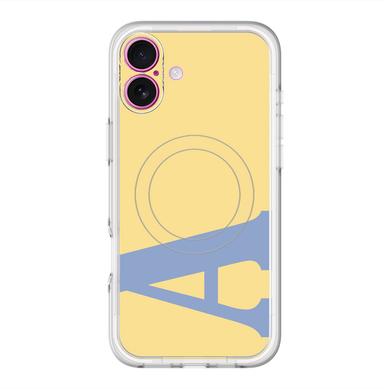 スリムプロテクションプレミアムケース with MagSafe［ オリジナル - initial color - A yellow ］