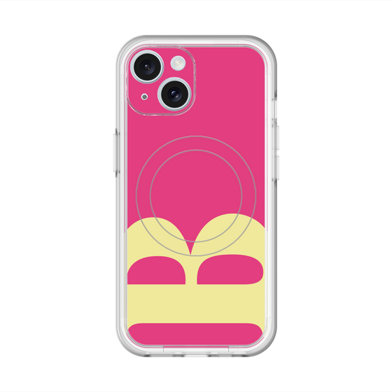 スリムプロテクションプレミアムケース with MagSafe［ オリジナル - initial color - B pink ］