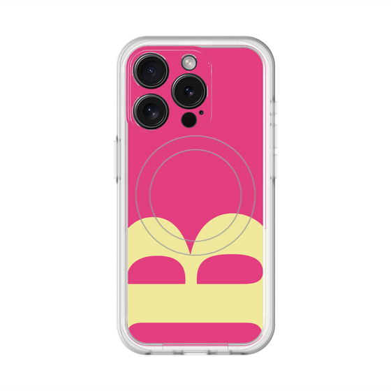スリムプロテクションプレミアムケース with MagSafe［ オリジナル - initial color - B pink ］
