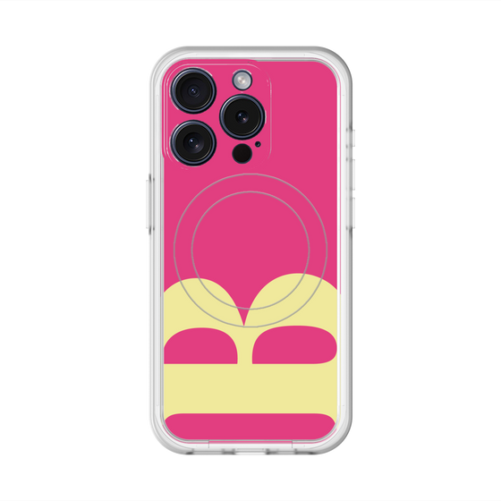 スリムプロテクションプレミアムケース with MagSafe［ オリジナル - initial color - B pink ］