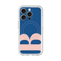 スリムプロテクションプレミアムケース with MagSafe［ オリジナル - initial color - B navy ］