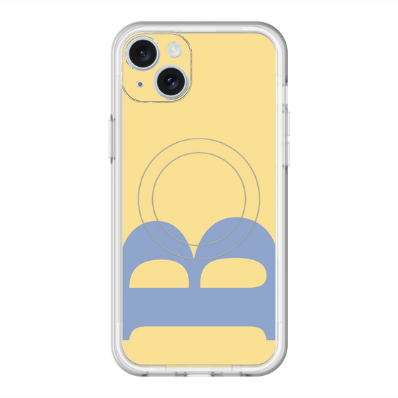 スリムプロテクションプレミアムケース with MagSafe［ オリジナル - initial color - B yellow ］