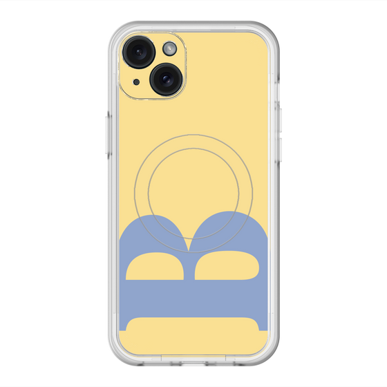 スリムプロテクションプレミアムケース with MagSafe［ オリジナル - initial color - B yellow ］