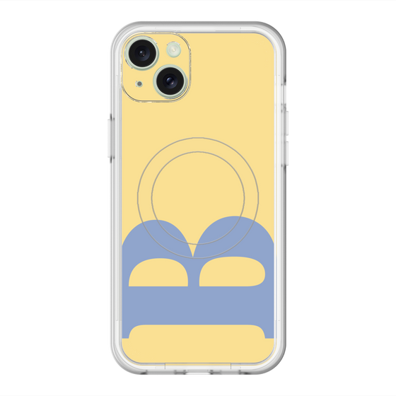 スリムプロテクションプレミアムケース with MagSafe［ オリジナル - initial color - B yellow ］