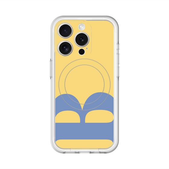 スリムプロテクションプレミアムケース with MagSafe［ オリジナル - initial color - B yellow ］