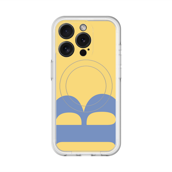 スリムプロテクションプレミアムケース with MagSafe［ オリジナル - initial color - B yellow ］