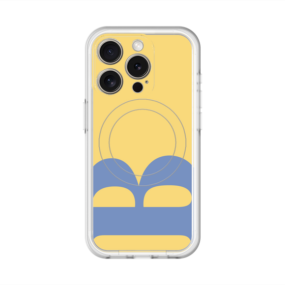 スリムプロテクションプレミアムケース with MagSafe［ オリジナル - initial color - B yellow ］