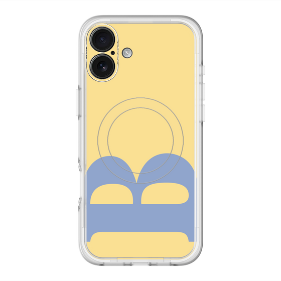 スリムプロテクションプレミアムケース with MagSafe［ オリジナル - initial color - B yellow ］
