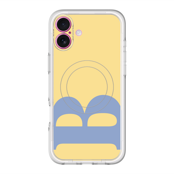 スリムプロテクションプレミアムケース with MagSafe［ オリジナル - initial color - B yellow ］