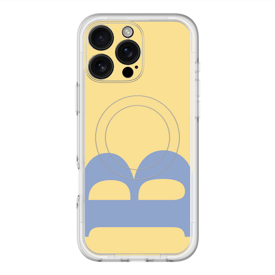 スリムプロテクションプレミアムケース with MagSafe［ オリジナル - initial color - B yellow ］