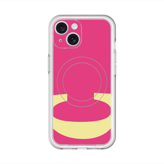 スリムプロテクションプレミアムケース with MagSafe［ オリジナル - initial color - C pink ］