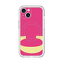 スリムプロテクションプレミアムケース with MagSafe［ オリジナル - initial color - C pink ］