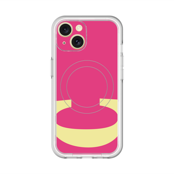 スリムプロテクションプレミアムケース with MagSafe［ オリジナル - initial color - C pink ］