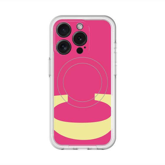 スリムプロテクションプレミアムケース with MagSafe［ オリジナル - initial color - C pink ］