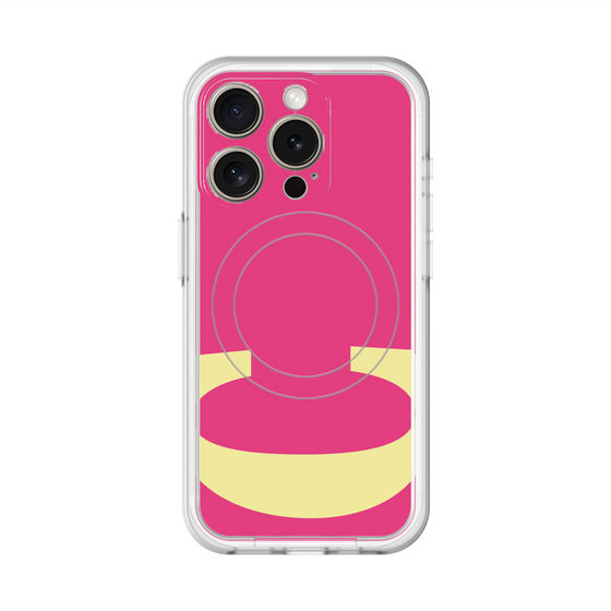 スリムプロテクションプレミアムケース with MagSafe［ オリジナル - initial color - C pink ］